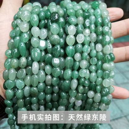 Crystal gravel conformal loose beads