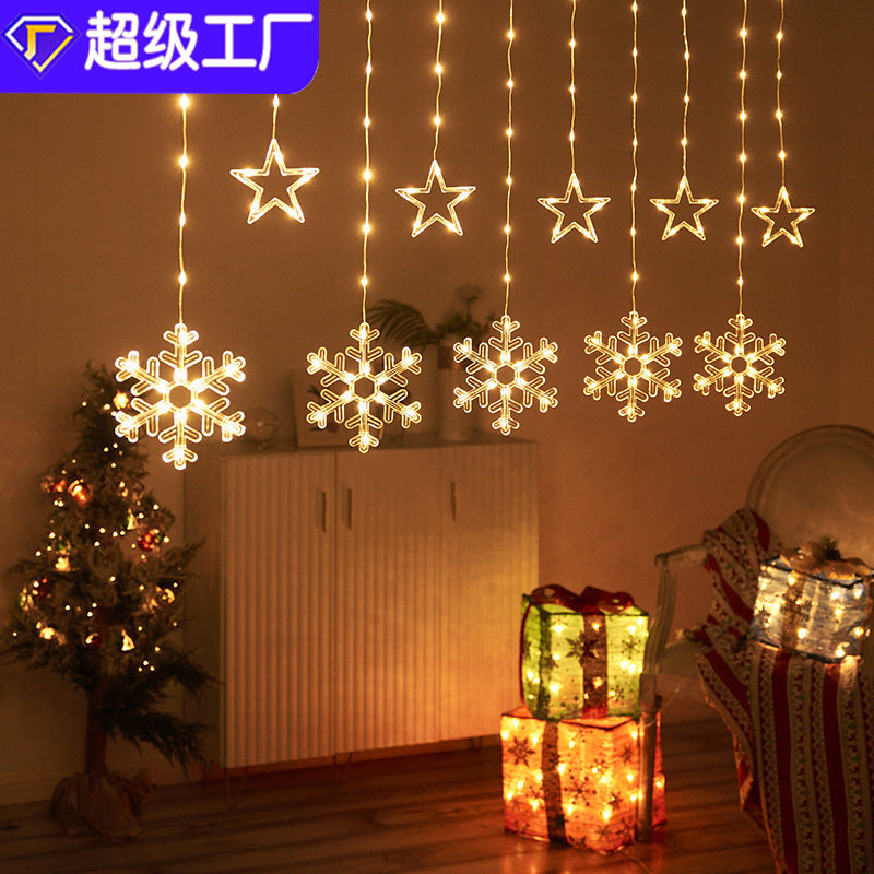 USB remote control curtain light icicle holiday light