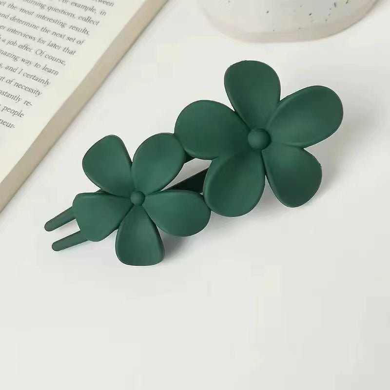 Hairpin back head grab clip matte