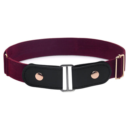 Belt men's and women's elastic belt