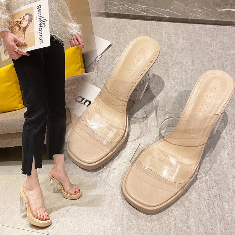 High Heel Slippers Women