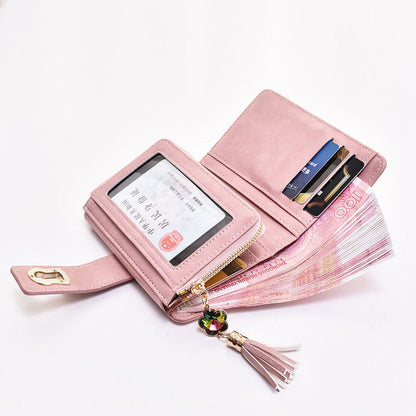 Folding wallet woman