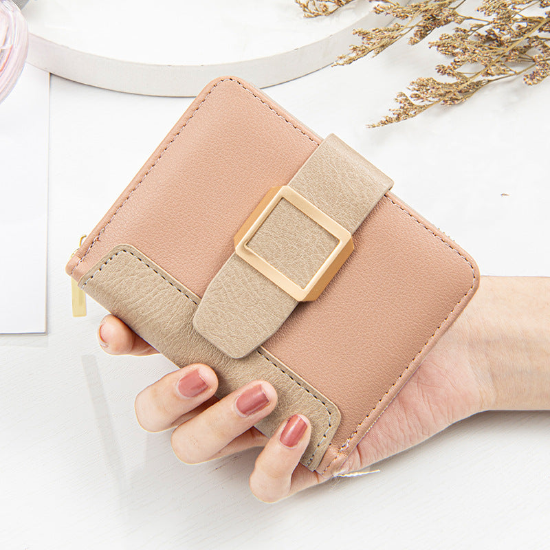 Wallet women's short Korean version