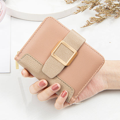 Wallet women's short Korean version