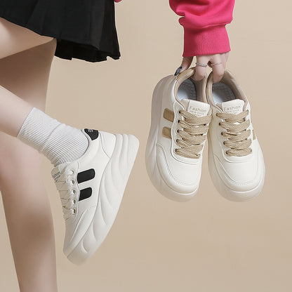 women's all-match white shoes