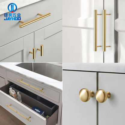 Handle drawer single hole copper handle