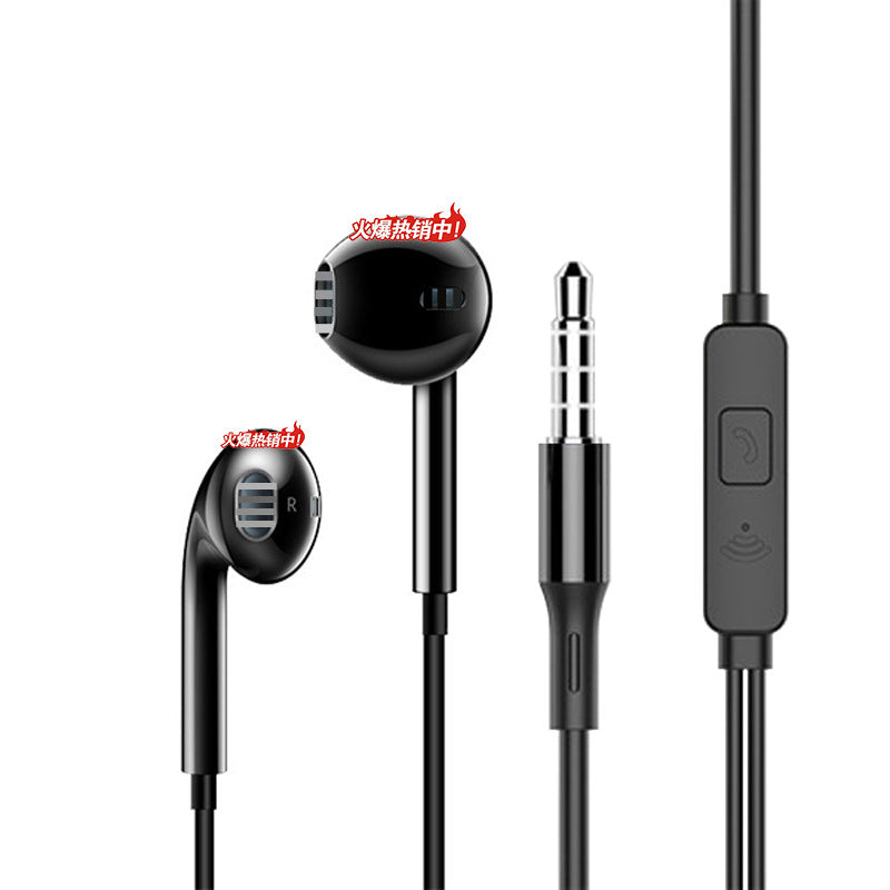 Auriculares con cable Android Apple Huawei Honor con micrófono Bass 