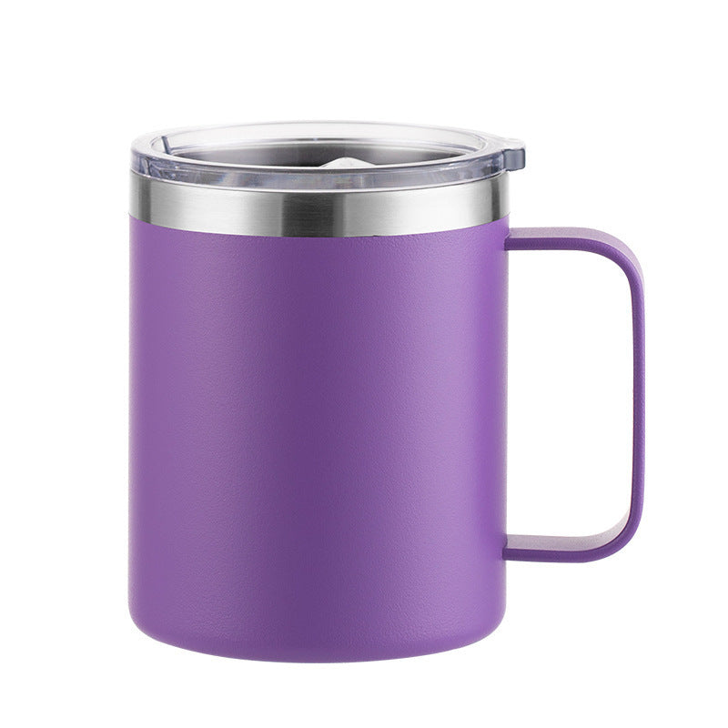 Office household handle with lid thermos cup