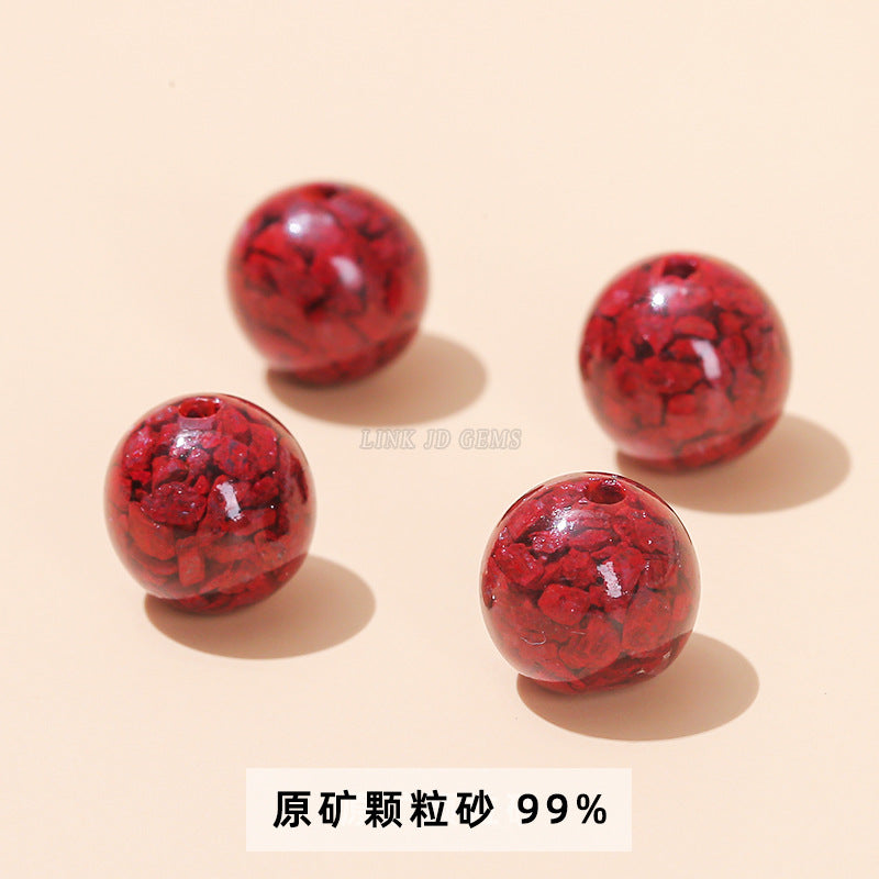 Emperor cinnabar loose beads