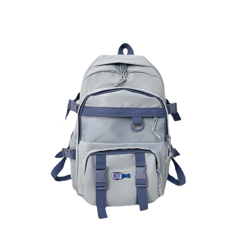 Large capacity computer backpack schoolbag