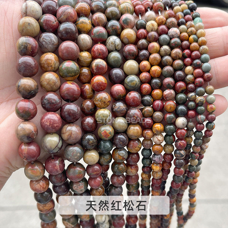 Natural stone loose beads mixed stone work in progress wholesale