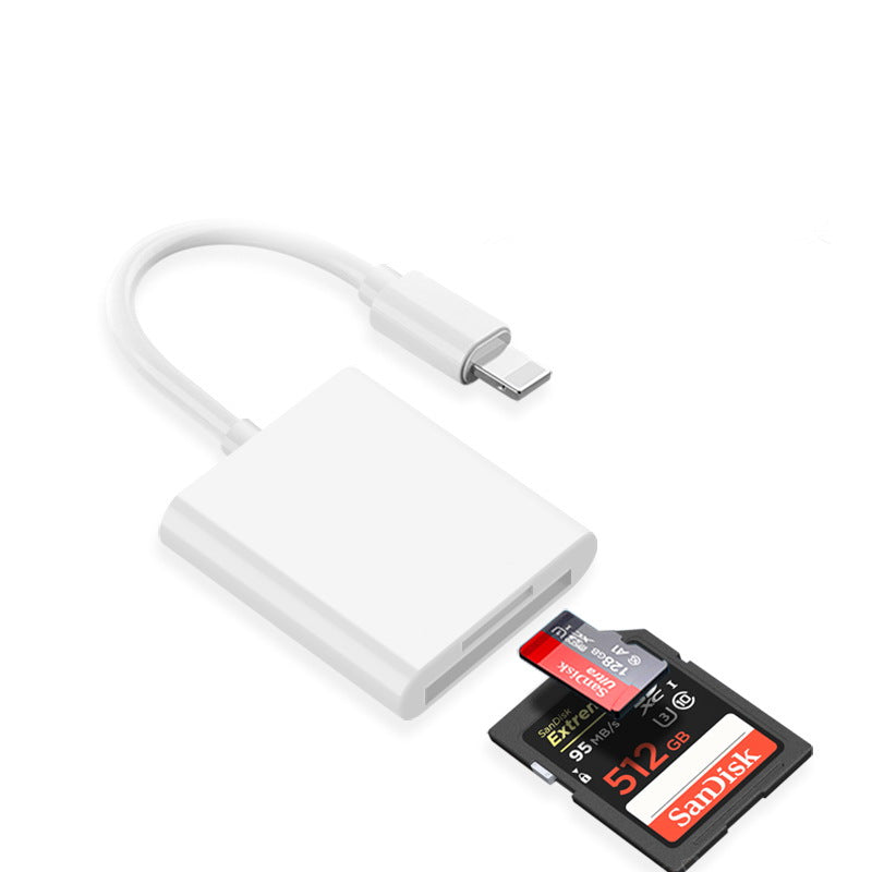 Card Reader: Type-C/Iphone to SD/TF and USB