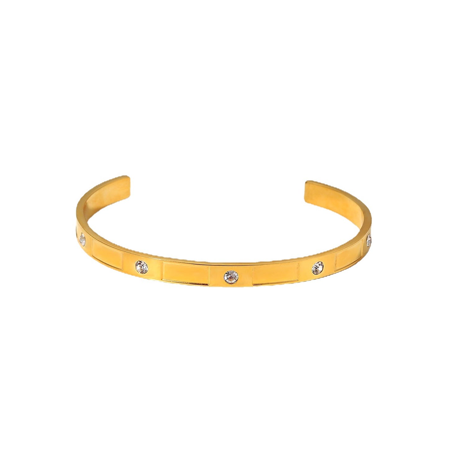 Zirconia rectangular bracelet