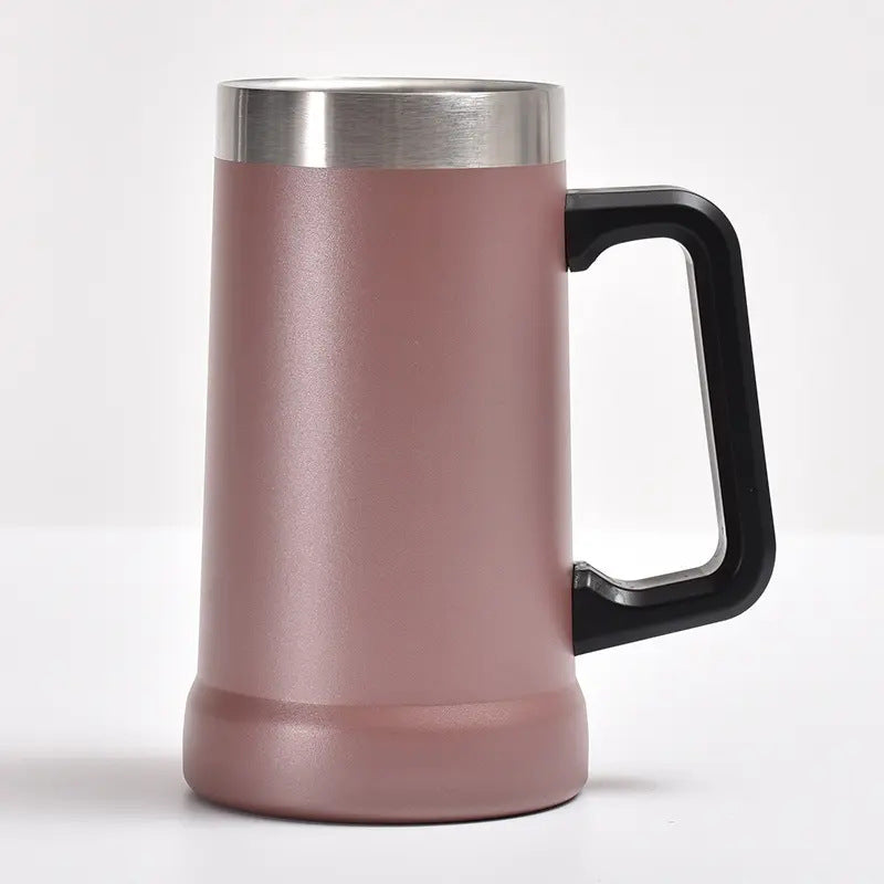 304 double layer vacuum laser logo mug