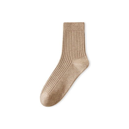 Autumn-Winter Cotton Breathable Double Needle Men's Socks