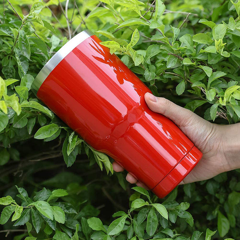 30Oz spray car thermos cup