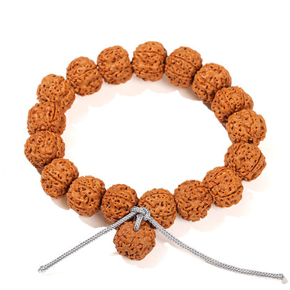 Pulsera Vajra Bodhi con cinco pétalos de cuentas natales 