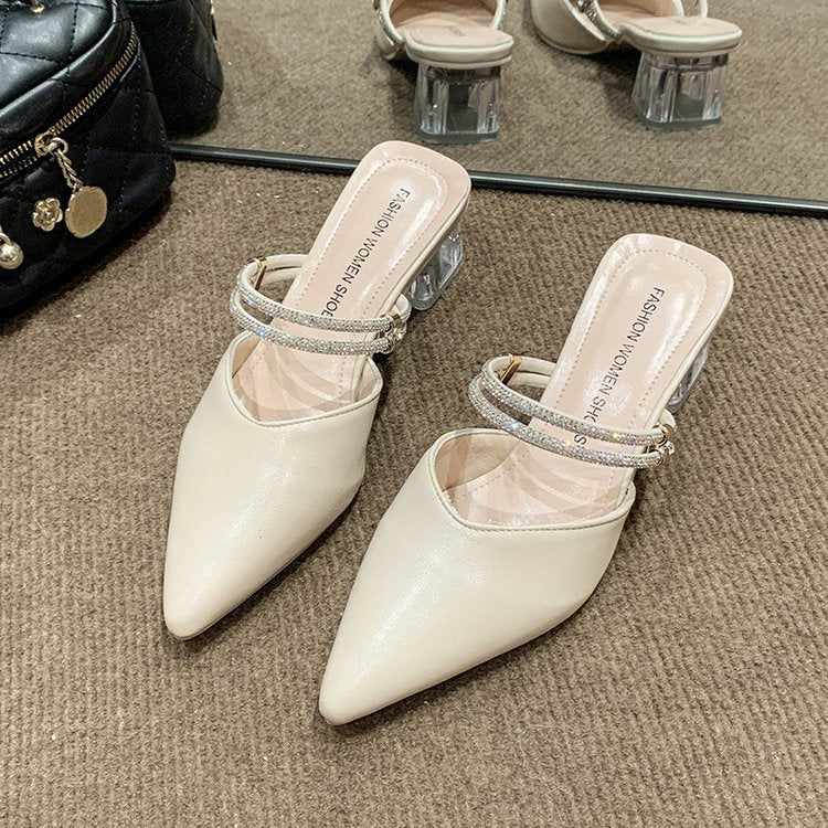 Fashion pointed high heels