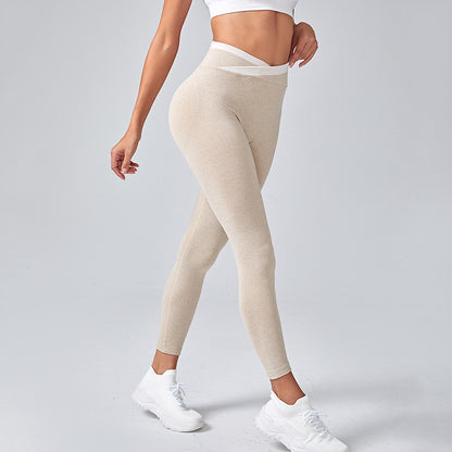 Euro Seamless High-Waist Barely-There Butt-Lifting Yoga Pants