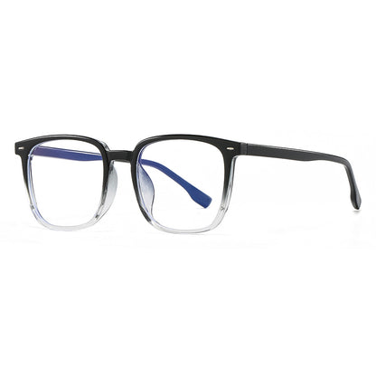 Retro Black TR90 Gradient Prescription Glasses