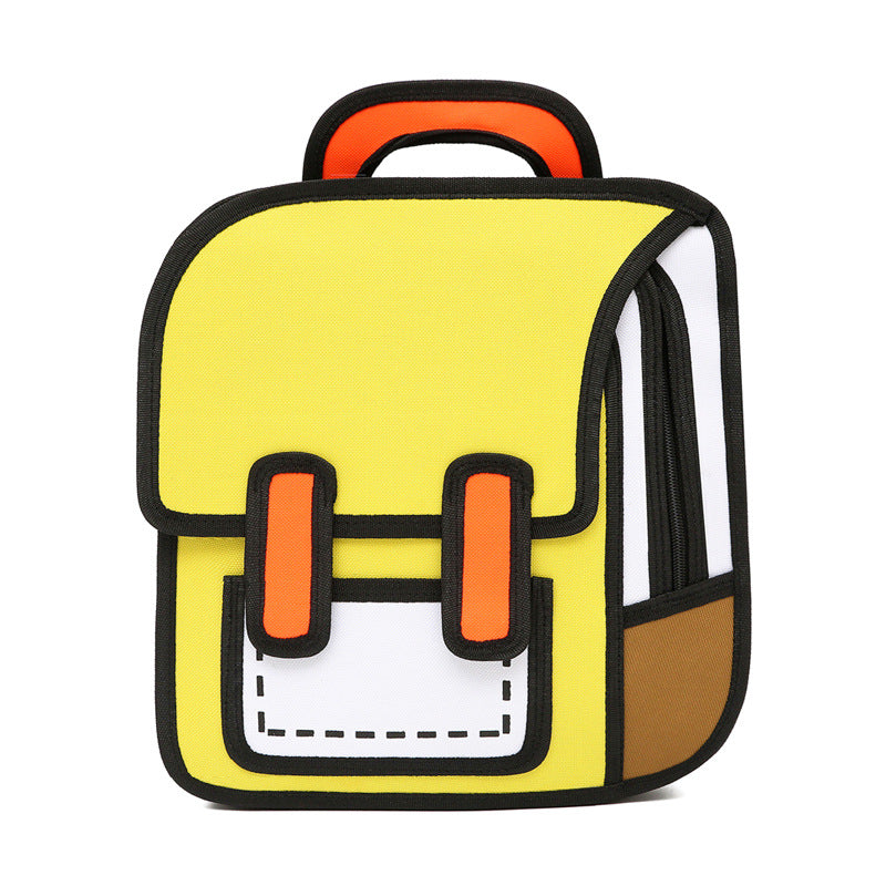 Second dimension kindergarten school bag