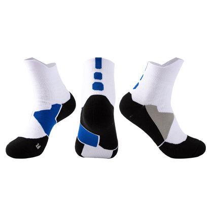 Adult Mid-Calf Basketball Socks Towel Bottom