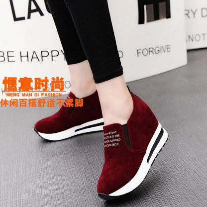 Height increase casual high-heeled sports shoes wholesale