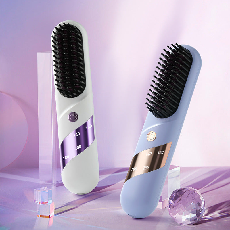 LCD USB Charging Curly Hair Straightener