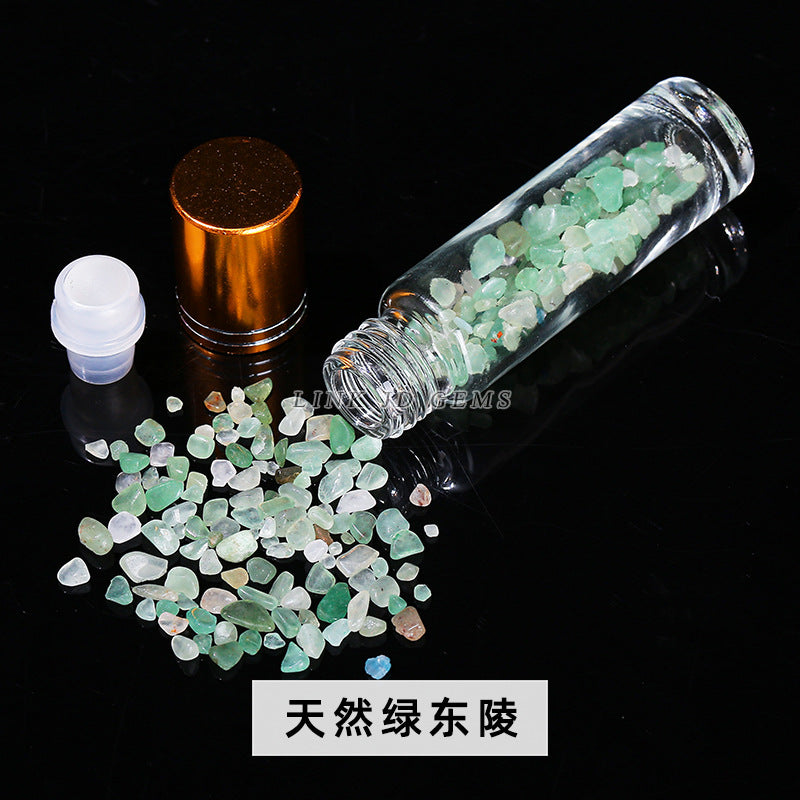 10Ml ball bottle natural crystal gravel essential oil bottle