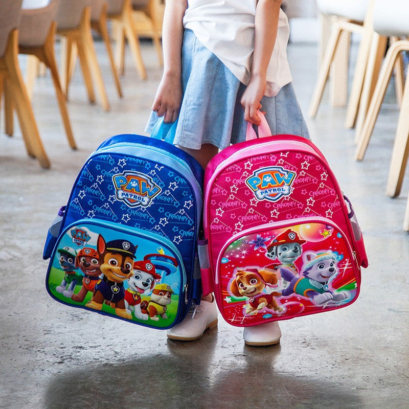 Printed backpack for elementary school students