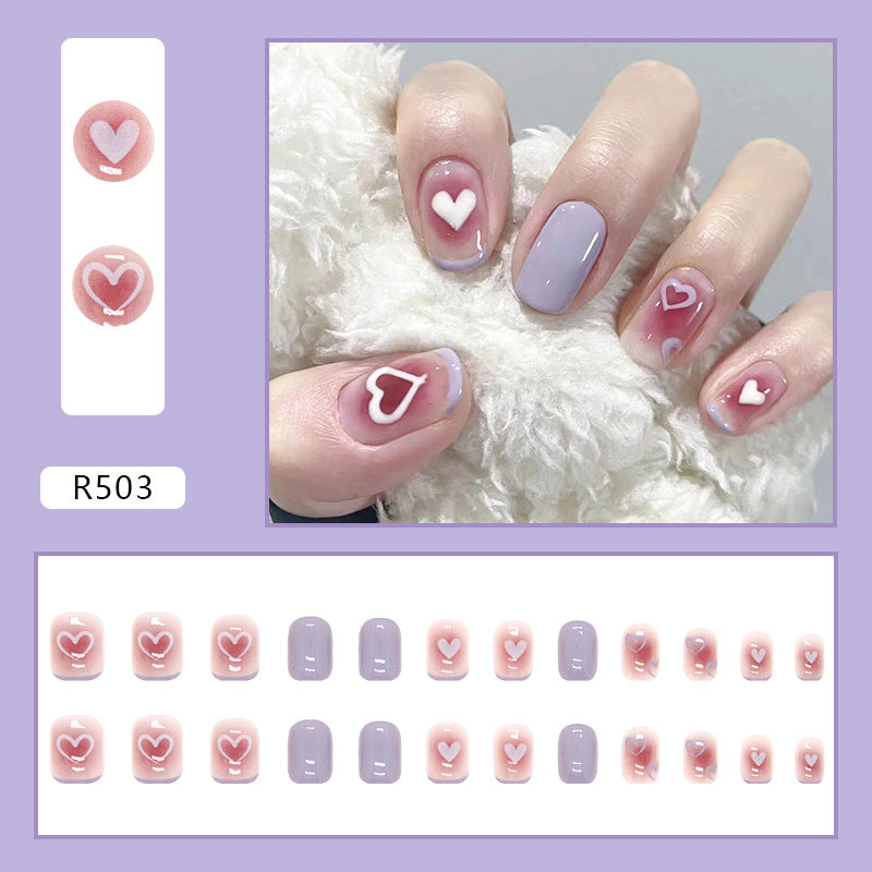 Taro Purple Heart Short Wearable Nail