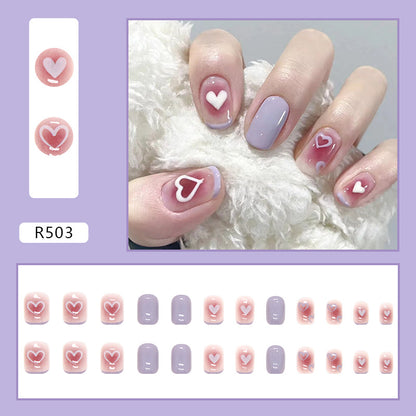 Taro Purple Heart Short Wearable Nail