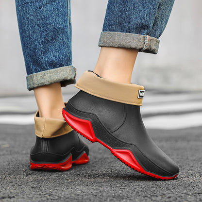 Fashion couple rain shoes