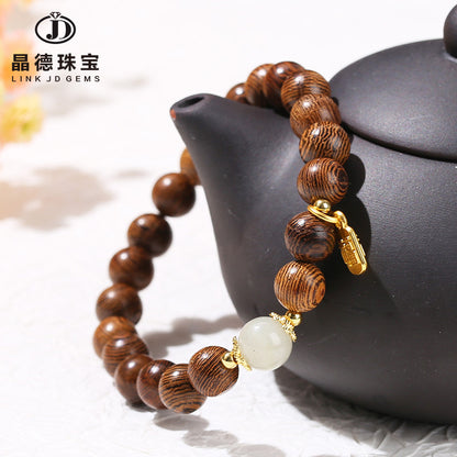 Chicken wing wood She Taicui top bead bracelet.