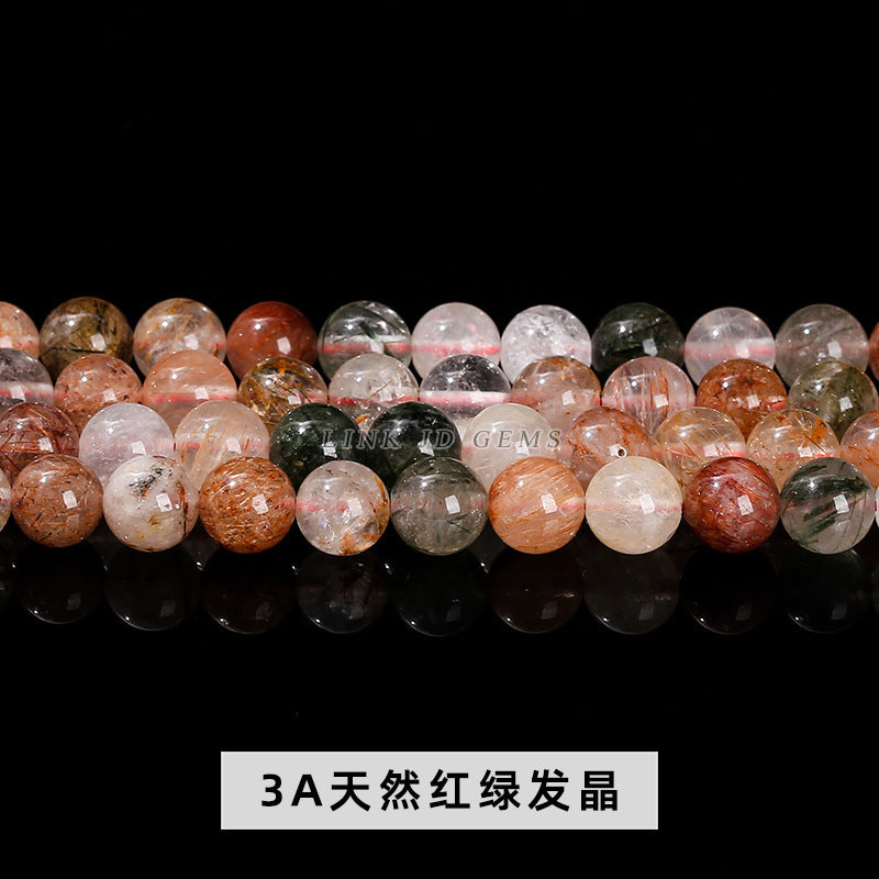 5A natural ice transparent crystal loose beads