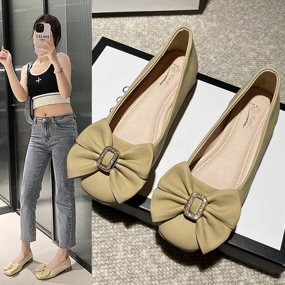 Flat-bottomed butterfly section small single shoes