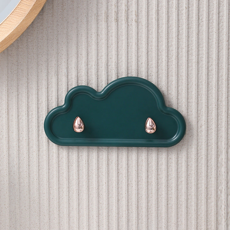 Cloud Double Hook No-Drill Wall Mount