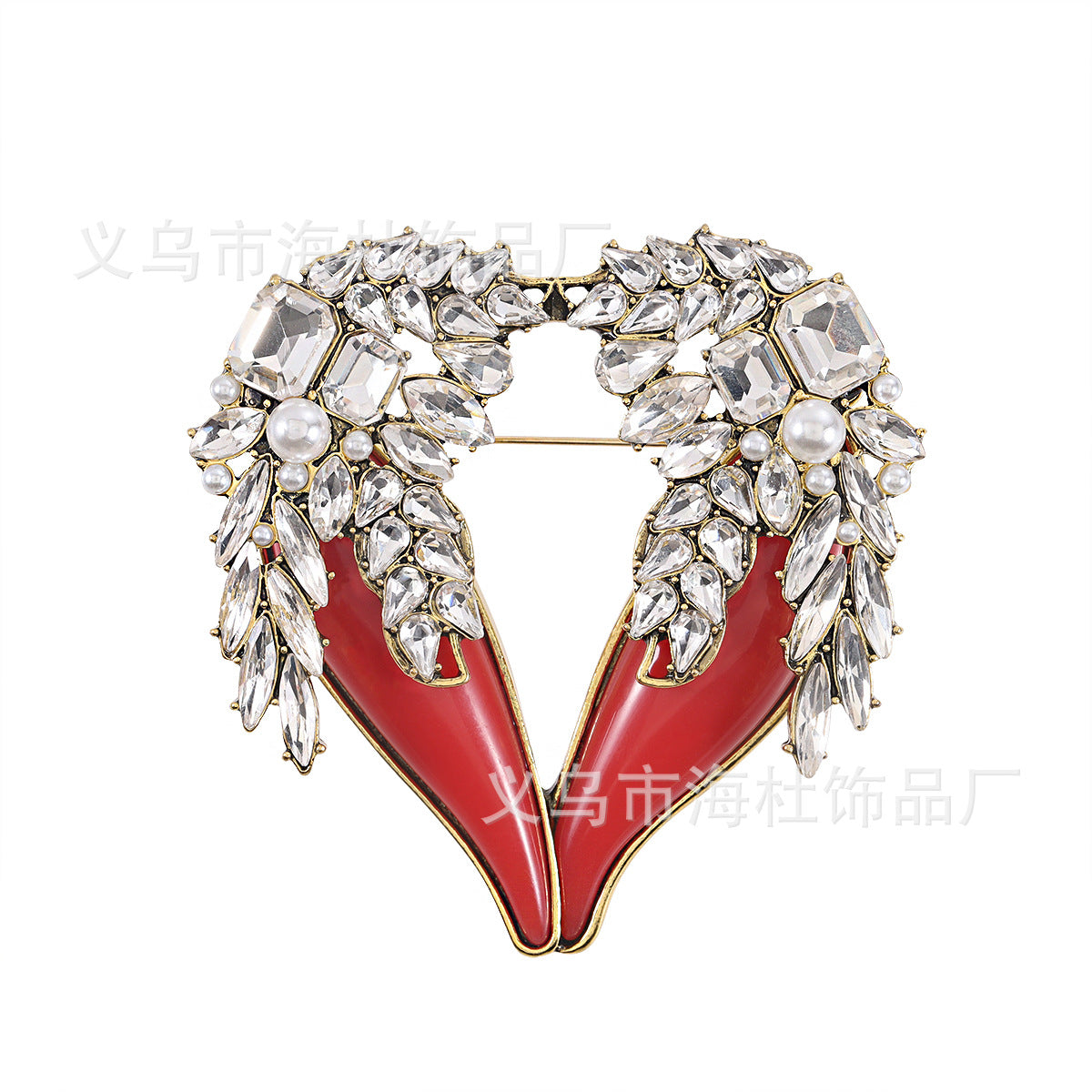 Angel Wings Accessory Brooch