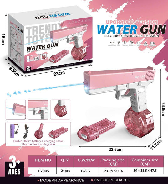 Rechargeable Automatic Water Gun, Large Capacity