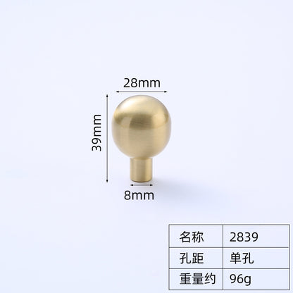 New Chinese cabinet door brass handle