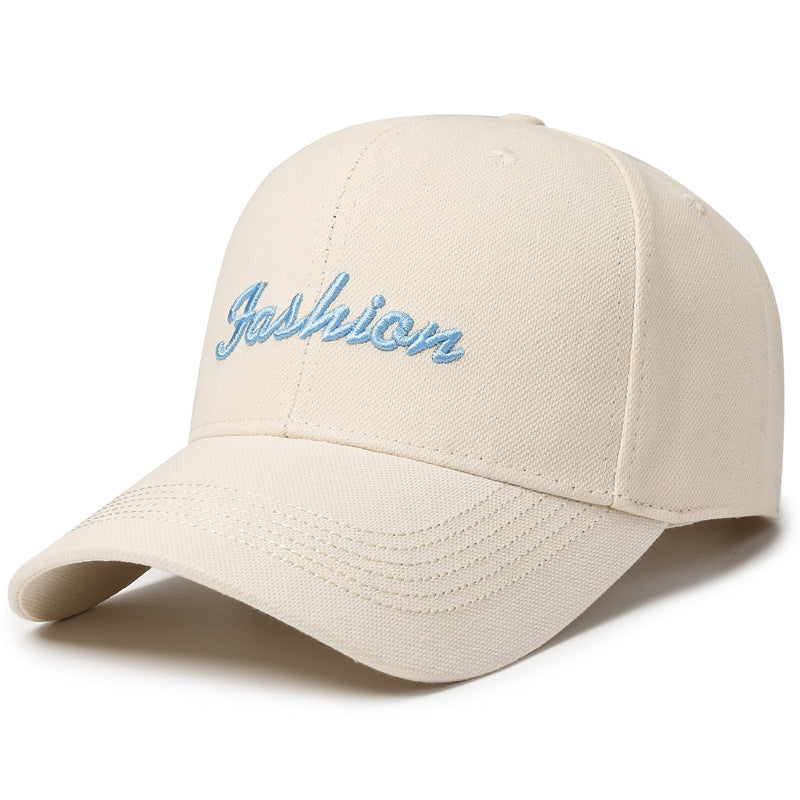 Letter Embroidered High-Quality Sun Protection Baseball Cap