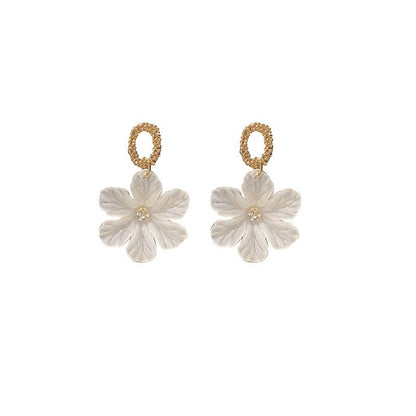 Versatile flower petal earrings