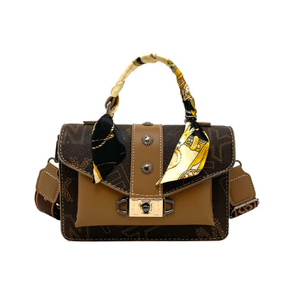 Explosive diamond contrasting square bag