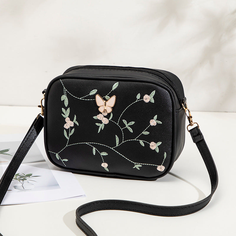 Women's bag embroidered butterfly bag