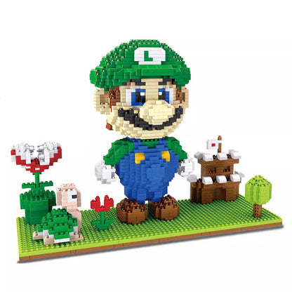 Mario Scene Micro Brick Set, Children's DIY Building Toy