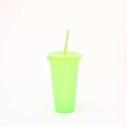 Straw cup wholesale can make logo.