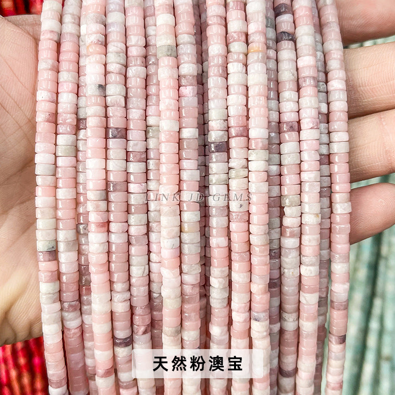 2 * 4Mm multi-colored emperor stone septum loose beads