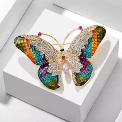 Colorful Butterfly Brooch