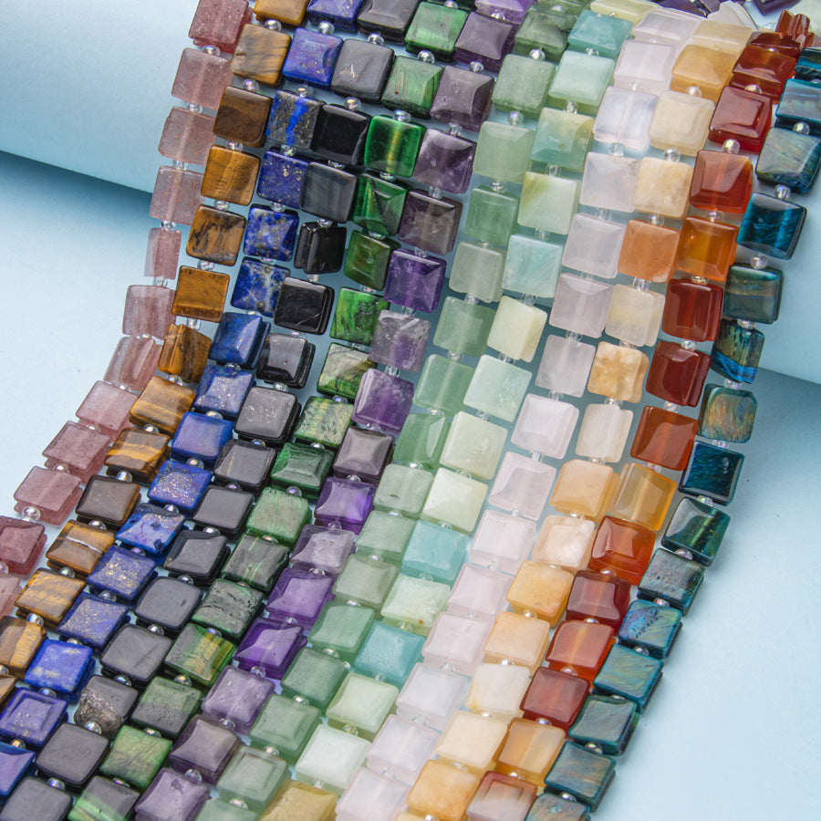 Crystal square shaped beads loose beads