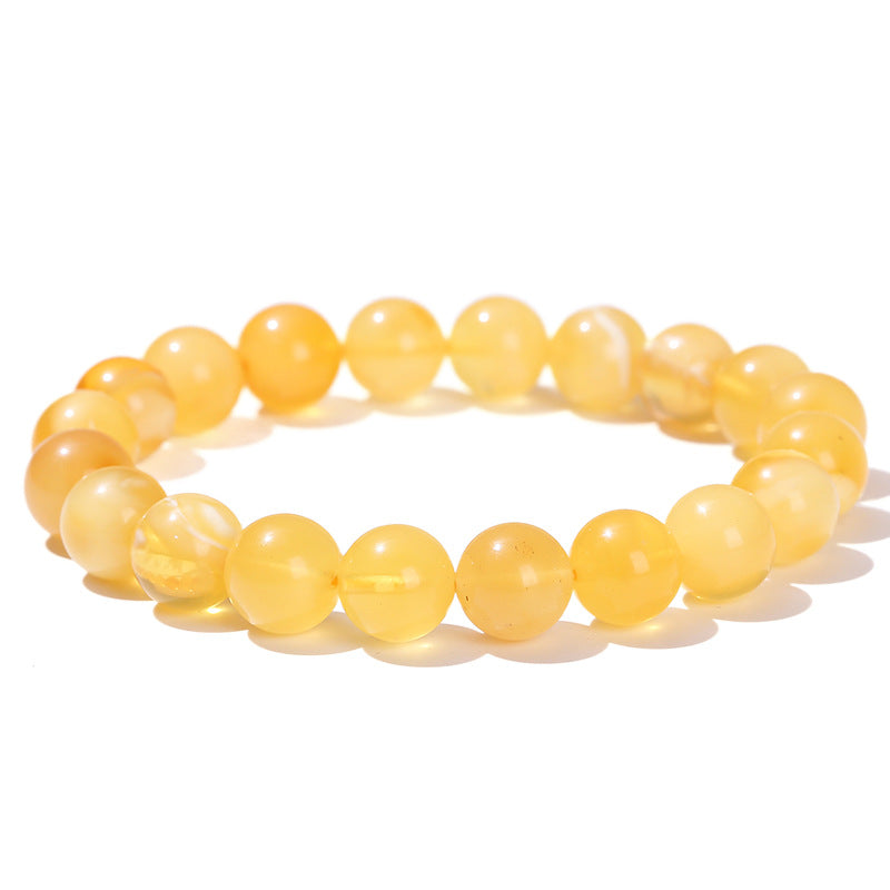 Natural Chicken Oil Yellow Beeswax Bracelet